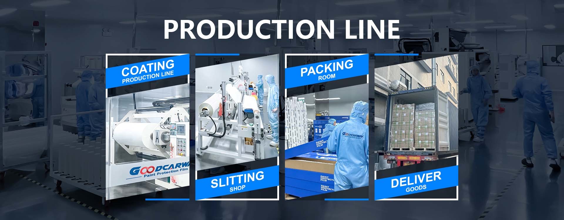 calidad Película de la protección de la pintura del coche fábrica